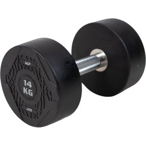 Muscle Power Ronde Dumbbell - Rubber - Per stuk - 14 kg