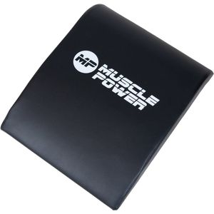 Muscle Power Buikspiermat - Ab Mat - Zwart