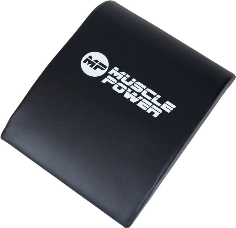 Muscle Power Buikspiermat - Ab Mat - Zwart