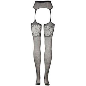 Shots - Le Désir Jarretelles Kousen met Kanten Top - One Size black O/S