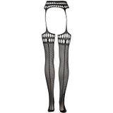 Shots Le Désir - Garterbelt Stockings With Open Design - Black