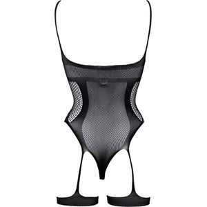 Shots - Le Désir Teddy met Open Cups en Bandjes - One Size black O/S