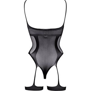Shots Le Désir Bliss - Open-Cup Strappy Teddy - Black