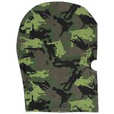 Shots Ouch! - Army Theme Mask With Mouth Opening - Green