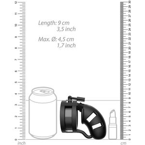 Shots - ManCage Model 18 Kuisheidskooi - 9 cm black