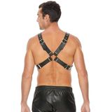Shots - Ouch! Leren Harnas met Grote Gesp black One Size