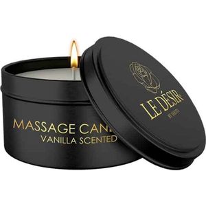 Shots - Le Désir Erotische Massage Kaars - Vanille white