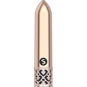 Royal Gems - Krachtige mini oplaadbare vibrator - Rose Goud