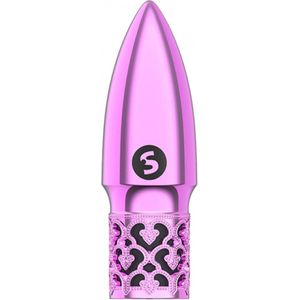 Shots Royal Gems - Glitter Rechargeable ABS Bullet - Pink