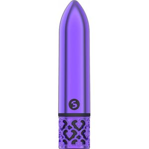 Royal Gems - Krachtige oplaadbare vibrator Bullet - Paars