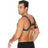 Buckle Bulldog Harness - L/XL - Black