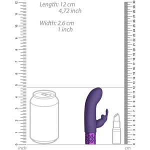 Dazzling - Rechargeable Silicone Bullet - Purple