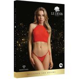 Shots - Le Désir Sexy Strass Top en String - One Size red One Size