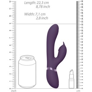 Vive aimi - oplaadbare g-spot & clitoris vibrator - paars