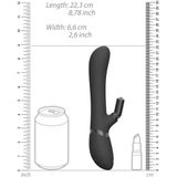 Chou – Luxe Vibrator met verwisselbare clitoris sleeves – Zwart