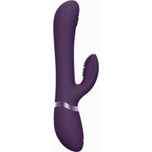 Vive Etsu Luxe Vibrator met verwisselbare clitoris sleeves - Paars