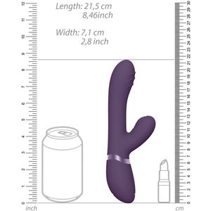 Vive Tani Flexible Clitoris & G-Spot Vibrator 21,5 Cm Purper