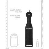 Shots - Ouch! Paddle met Diamanten Studs black