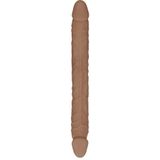 Realrock Dubble Dong - Dildo - Dubbel - 46x5.6cm - Getint