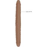 Realrock Dubble Dong - Dildo - Dubbel - 46x5.6cm - Getint