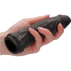 RealRock Penis Sleeve 17 cm Zwart