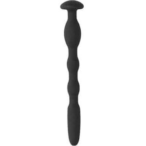 Ouch - Urethral Sounding - Siliconen Penis Plug met ribbels - 11 mm