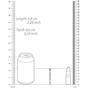 Urethral Sounding - Metal Plug - 6mm