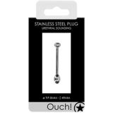 Ouch – Urethral Sounding – Metalen Penis Plug 8 Mm