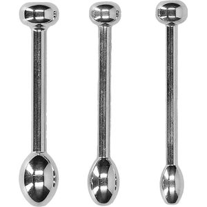 Shots - Ouch! Metalen Penis Plug Set Silver