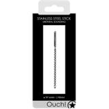 Shots - Ouch! Metalen Beginners Penis Plug - 4 Mm Silver