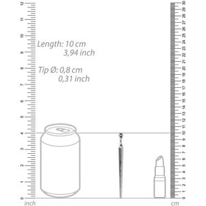 Ouch - Urethral Sounding - Gladde Penis Plug - 8 mm