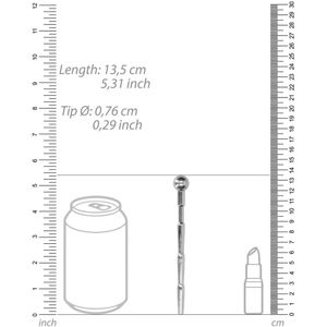 Ouch - Urethral Sounding - Lange Holle Penis Plug - 7.6 mm