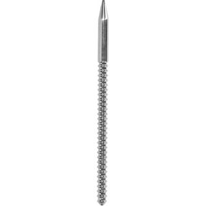 Shots - Ouch! RVS Geribbelde Dilator - 8 Mm Silver