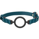 Shots - Ouch! Silicone Open Ring Gag green