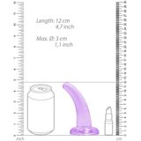 4.5'' / 11.5cm Non Realistic Dildo Suction Cup - Purple
