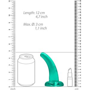 4,5'' / 11,5cm Non Realistic Dildo Suction Cup - Turquoise