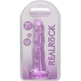 Niet Realistische Dildo met Ribbels 17 cm - Paars