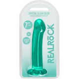6.7'' / 17cm Non Realistic Dildo Suction Cup - Turquoise