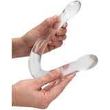 Dubbele Dildo Niet Realistisch 42 cm - Transparant