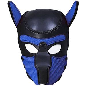 Shots - Ouch! Neopreen Puppy Masker black,blue