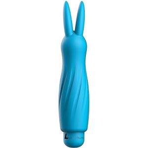 Luminous Sofia - Siliconen Rabbit Vibrator - Turqiose