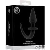 Shots - Ouch! Flexibele Rubberen Butt Plug Black