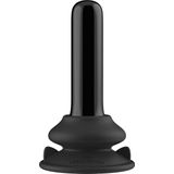 Chrystalino by Shots - Thumby - Smooth Glass Vibrator with Suction Cup