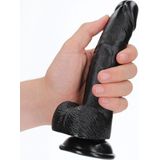 Dildo With Balls And Suction Cup - 7''/ 18 cm