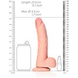 Dildo With Balls And Suction Cup - 8''/ 20,5 cm