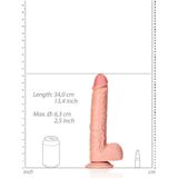 Dildo With Balls And Suction Cup - 12''/ 30,5 cm