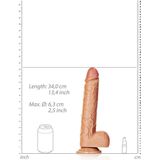 Dildo With Balls And Suction Cup - 12''/ 30,5 cm