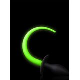 Shots - Ouch! Puppy Staart Plug neon green/black