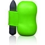 Vibrating Masturbator - Glow in the Dark - Neon Green