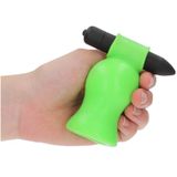 Vibrating Head Masturbator - Glow In The Dark - Neon Green